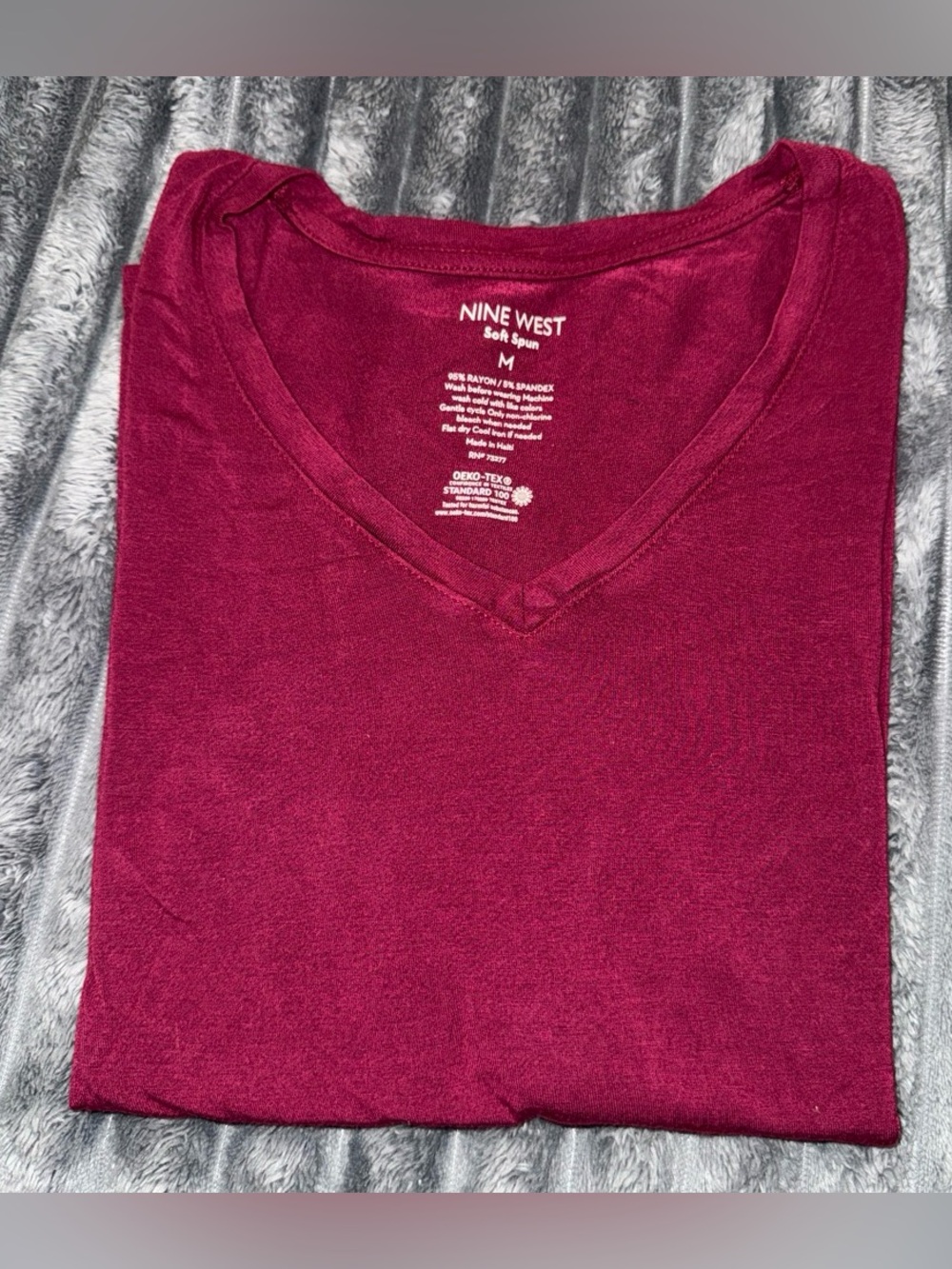 Nine West Lightweight V-Neck Tee